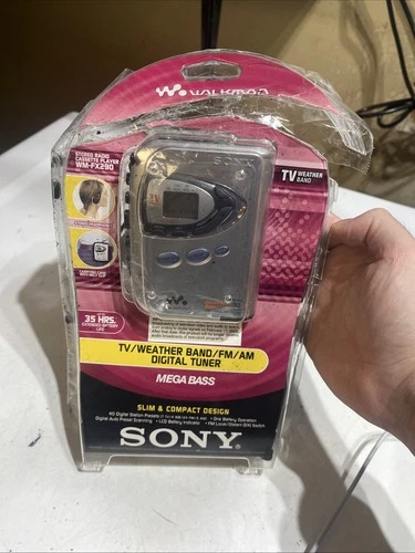 Sony Walkman WM-FX290 Cassette Player Weather FM AM TV Vintage Open Box READ