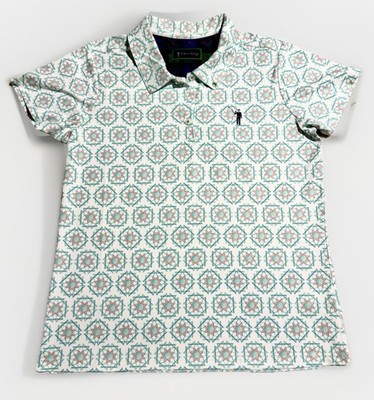 William Murray Sandy Tiles Golf Polo Shirt Women's Sz M Short Sleeve