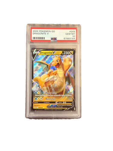 Dragonite V graded PSA 10 for sale on eBay