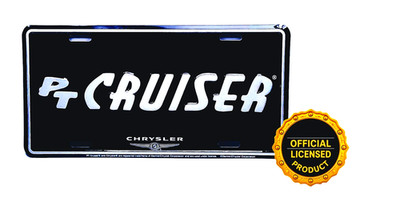 Licensed CHRYSLER PT CRUISER 3D EMBOSSED METAL CAR NOVELTY LICENSE PLATE