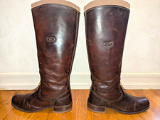 Frye Cavalry Women’s Riding Boots Sunrise Leather Made in USA Size 9 M 75152