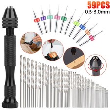 Juego de 59 piezas de brocas giratorias micro de tornillo de precisión