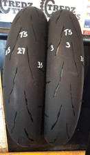Bridgestone Racing Street RS11 X2 Fronts 120/70/17 Motorcycle Tyres Partworn T5