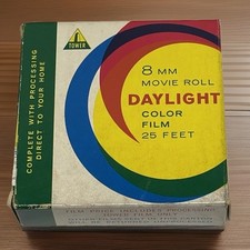 Vtg Tower Daylight 8mm Color Movie Film Roll Original Box Unopened Canister 25  
