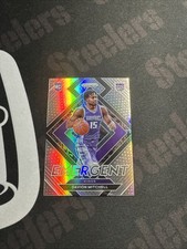 2021 Panini Prizm Davion Mitchell Emergent Silver Rookie Card #25 Kings