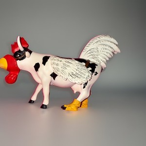 2002 Cow Parade “Cow-Moo-Flage” #7254 EUC! No Box