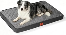 Orthopedic Dog Bed for Medium and Large Sized 35"L x 22"W x 3"Th, Dark Grey