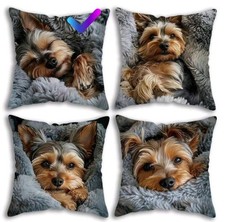 YORKSHIRE TERRIER Puppy Dog Cushion Covers Decorative cushions Yorkie Dogs cover
