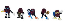 Vintage California Raisins Figures Lot 1980s Applause Hardee  s Promotion