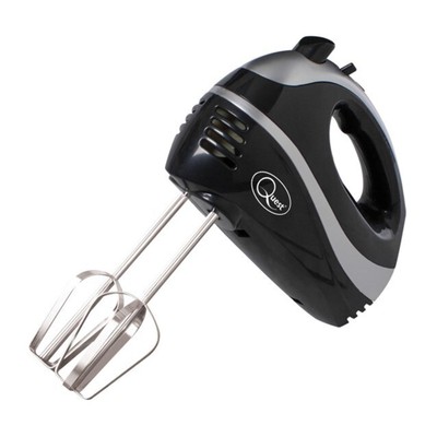 5 Geschwindigkeiten Elektrischer Handmixer Kuchen Teig Lebensmittel Ei Schläger Schneebesen 300 W Schwarz