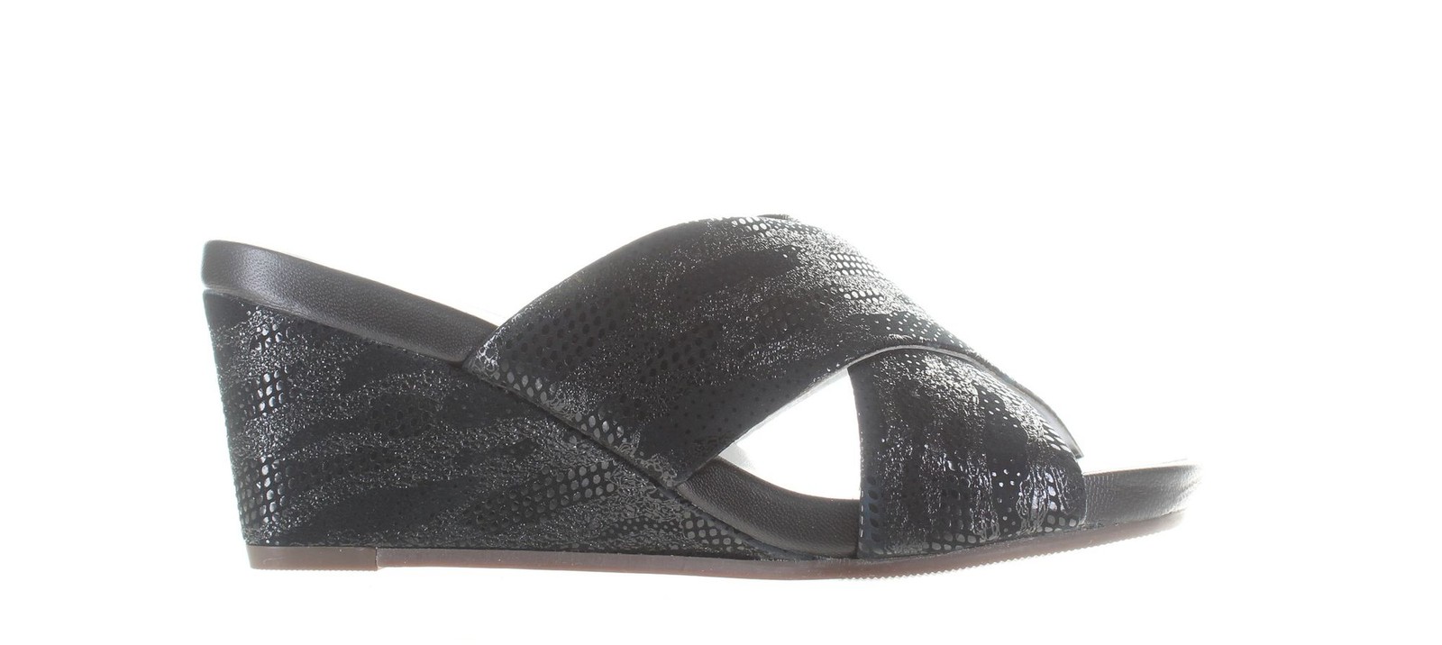Marc Joseph New York Womens Beach St Black Sandals Size 5 (7707252)