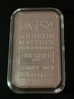 Johnson Matthey 1 oz .999 Fine Silver Bar- Serial# A928065 in Capsule