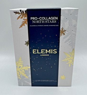 ELEMIS PRO-COLLAGEN NORTH STAR Gift Set ~ Cleansing Balm & Marine Cream ~ SPF30