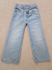 Old Navy Girls High-rise Baggy Wide Leg Jeans 8