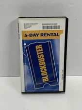 THE ENEMY VHS BLOCKBUSTER CLAMSHELL - Olivia D'Abo Roger Moore Luke Perry