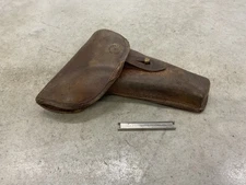 Original Steyr Model 1912 Hahn Brown Leather Holster With 8rd Stripper Clip