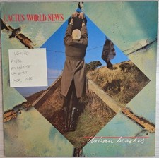 Cactus World News Urban Beaches Vinyl Record LP VG+/VG MCG6005 1986