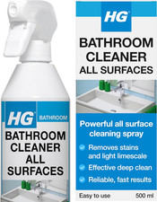 HG Bathroom Cleaner Spray 500ml Limescale Remover for Sinks Baths Showers Taps 9.48 per litre