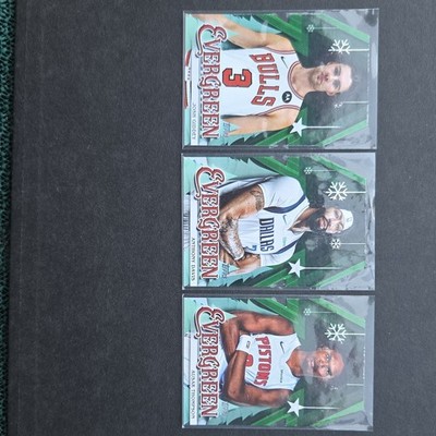 2024 Topps Holiday - Evergreen, Ausar Thompson, Anthony Davids, Josh Giddey