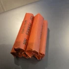 5 rolls of Unsearched Wheat Cent Roll (250 Coins) Mixed Dates 1909–1958 US Penny