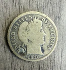 BARBER SILVER DIME/ USA/ 10C