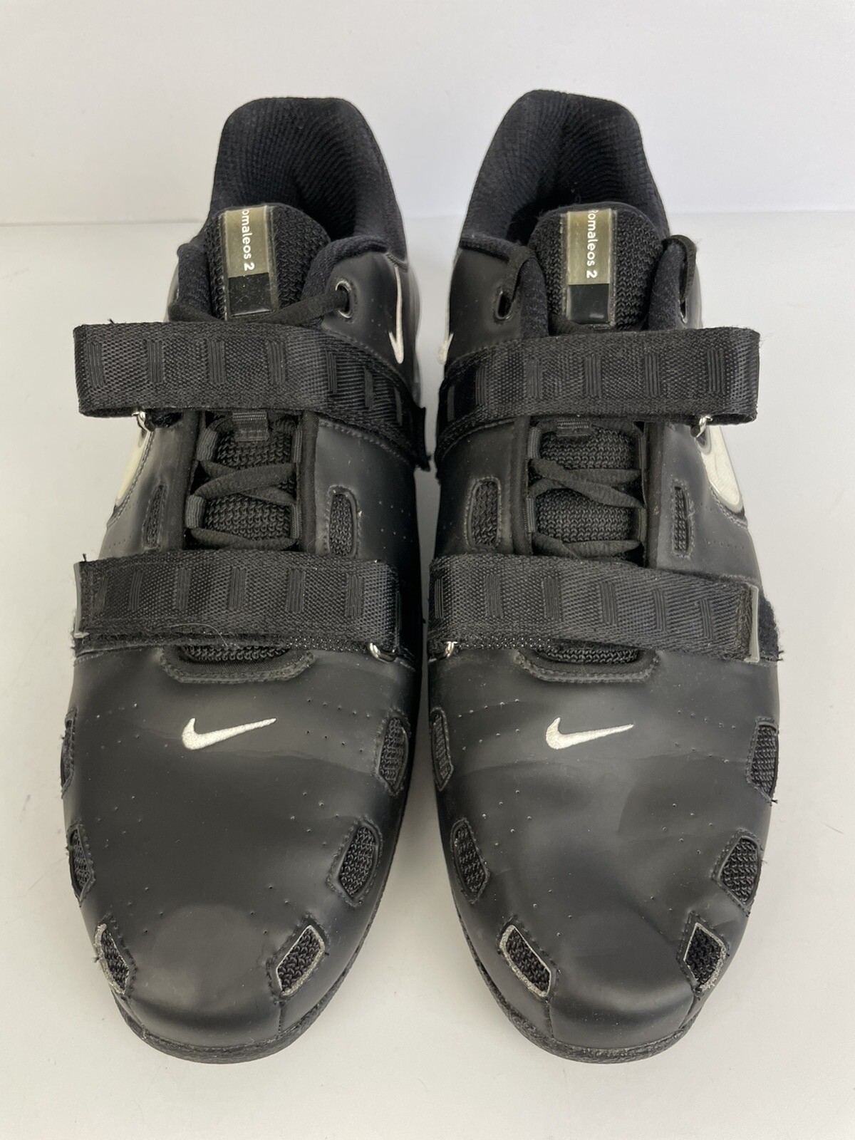 Nike Romaleos 2 Mens Size 16 Powerlifting Shoes Black White Grey 476927-001 image 4