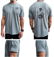 Molon Labe "Come and Take Them” Spartan T-Shirt (Large Pattern)
