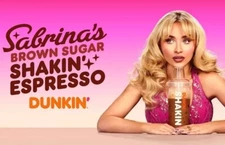 ✨️SABRINA CARPENTER Dunkin Donuts Shakin' Espresso Shaker IN HAND ✨️