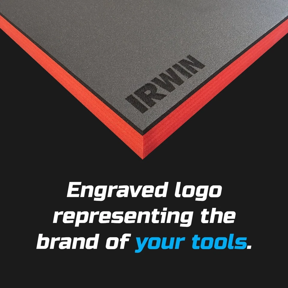 IRWIN shadow foam tool tray insert storage organizer toolbox tool kit set - Image 3 of 4