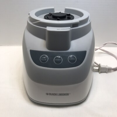BLACK DECKER Wide Mouth Food Processor FP2500 BASE MOTOR ONLY. White Gray