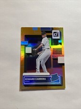 2022 Panini Donruss - Rated Rookie Holo Orange #52 Edward Cabrera (RC)