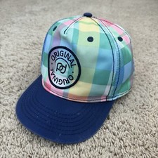 H  M Hat Kids Youth Baseball Multicolor Original Plaid Graphic Cap 4-8 Y