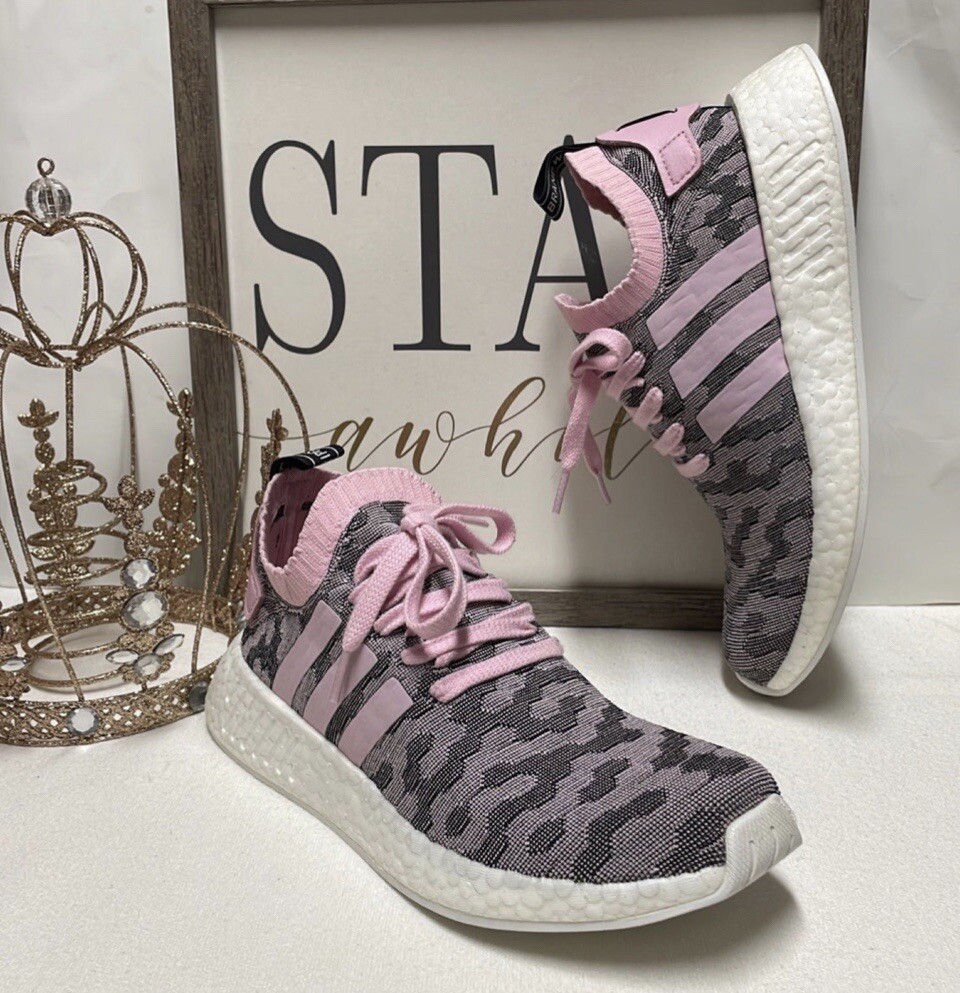 Athletic Shoes Adidas Originals Nmd R2 Primeknit Pink Grey Pink