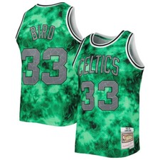 Mitchell Ness Boston Celtics Larry Bird Jersey Size XLarge Galaxy Swingman NEW