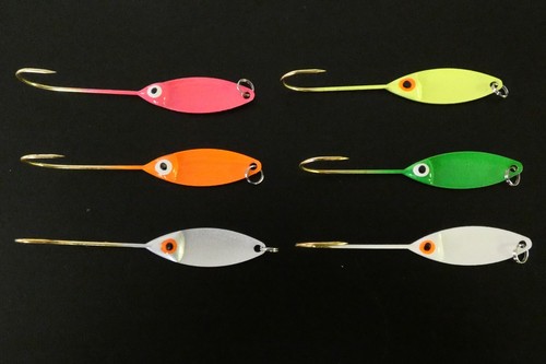 SHAD GRABBERS FLUTTER SPOON WILLOW LEAFS SZ 2 BLADE CHOOSE COLOR / QTY UV Blast - Picture 27 of 66