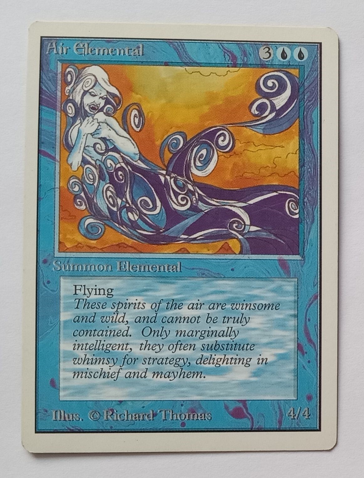 Magic MTG - Air Elemental - Unlimited Edition - LP