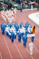 Frank Ullrich Olympic Team from German Democratic Republic mar- 1984 4x6 Photo