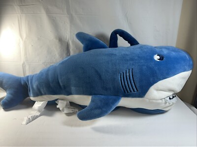 Kids Shark Slumber Sleepover Pillow Sleeping Bag W/eyemask Set-Camping