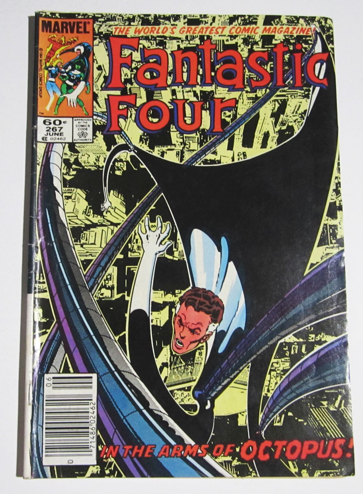 Fantastic Four #267 Comic Book June 1984 Fine 7.5 Grade Marvel 1st Ser