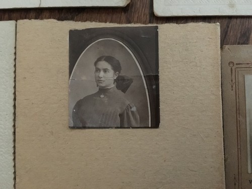 Lote de 6 imágenes antiguas de fotografías centenarias de la colección familiar de Detroit - Imagen 6 de 8