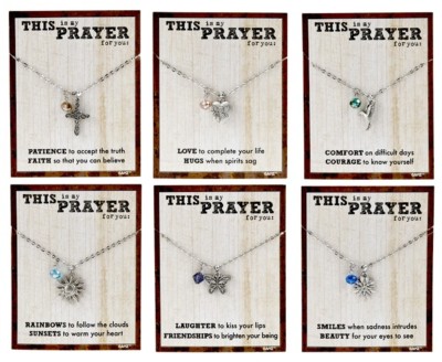 My Prayer For You Necklace YOU CHOOSE Six Styles NEW Inspirational Faith