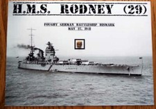 Piece of Wood From HMS Rodney WWII Fought the Bismarck