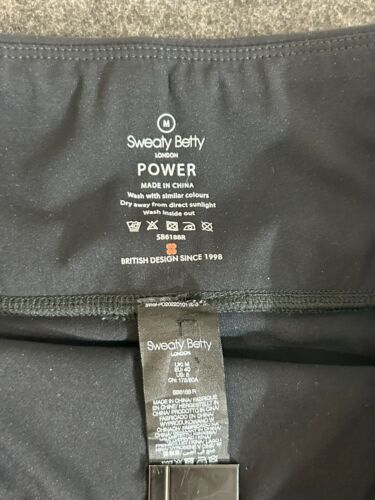Sweaty Betty Power Kick Flare Leggings Workout Pants Women's Size M Medium Black - Picture 2 of 9