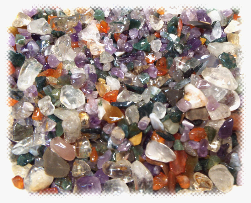 15 POUNDS - Mixed SM Sizes Tumbled Polished Natural Gem Stones GREAT FOR CRAFTS