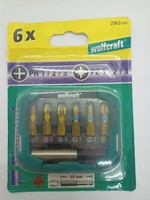 Wolfcraft Diamant-Bits Bit-Box 7-Tlg. Ph Pz Bit-Set Bit Ph Pz 1 2 3