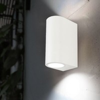 Wandlampe AußEnleuchte Balkonlampe 2 Flammig Up Down Gartenleuchte H 15,2 Cm