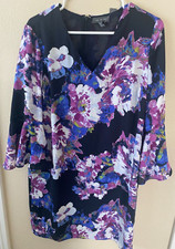 THE LIMITED SIZE 8 Vineyard Floral Print Pleated Sleeve Dress NWT $99
