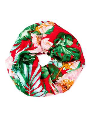 Time and Tru Jungle Print Super Scrunchie