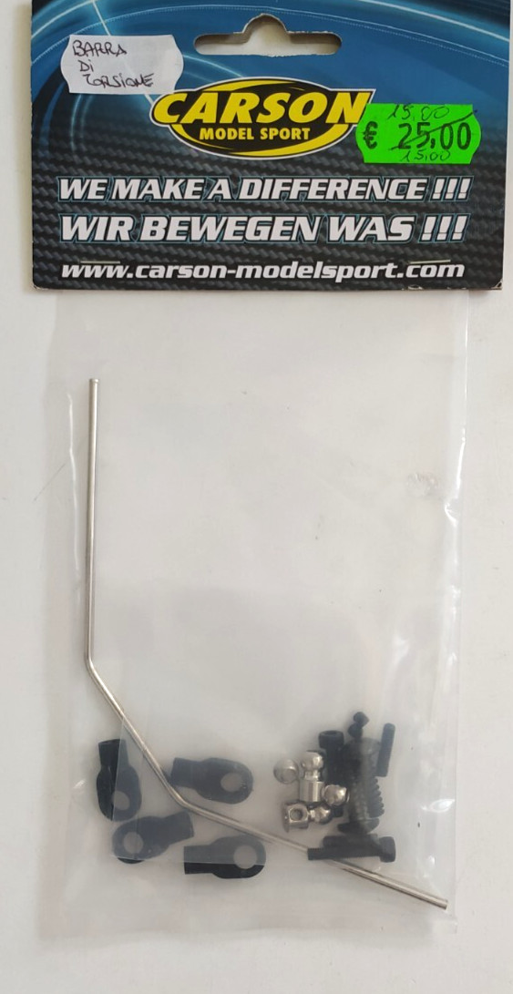 CARSON RICAMBI AUTO RC BARRA DI TORSIONE ART 500205513