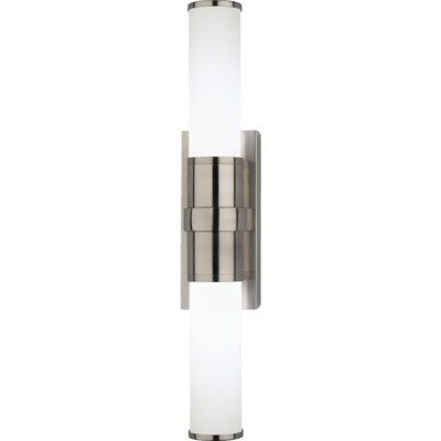 Robert Abbey Roderick 2 Light Wall Sconce, Antique Silver - B1350